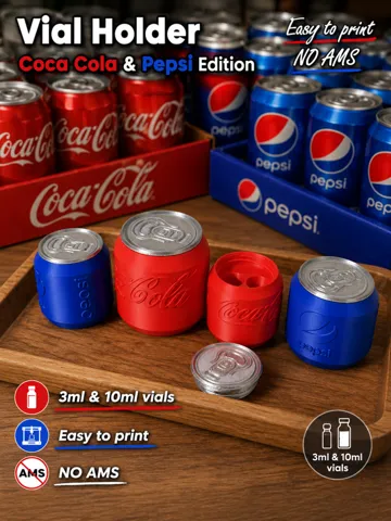 Soporte: Discreet Vial Holder Coca Cola / Pepsi Edition — vista de referencia 2