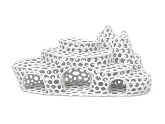 Lattice Aquarium Cave Decor