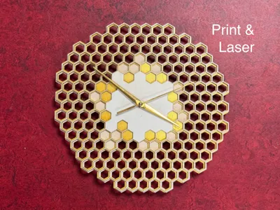 Honeycomb Clock
