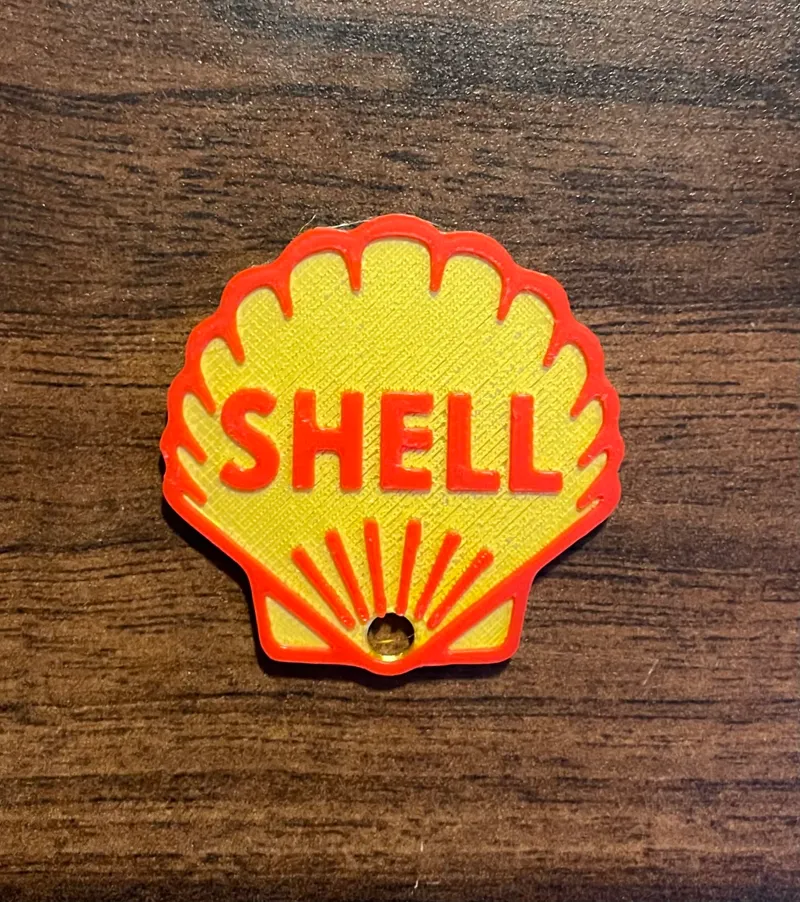 Shell Oil keychain (1950's - 1960's)