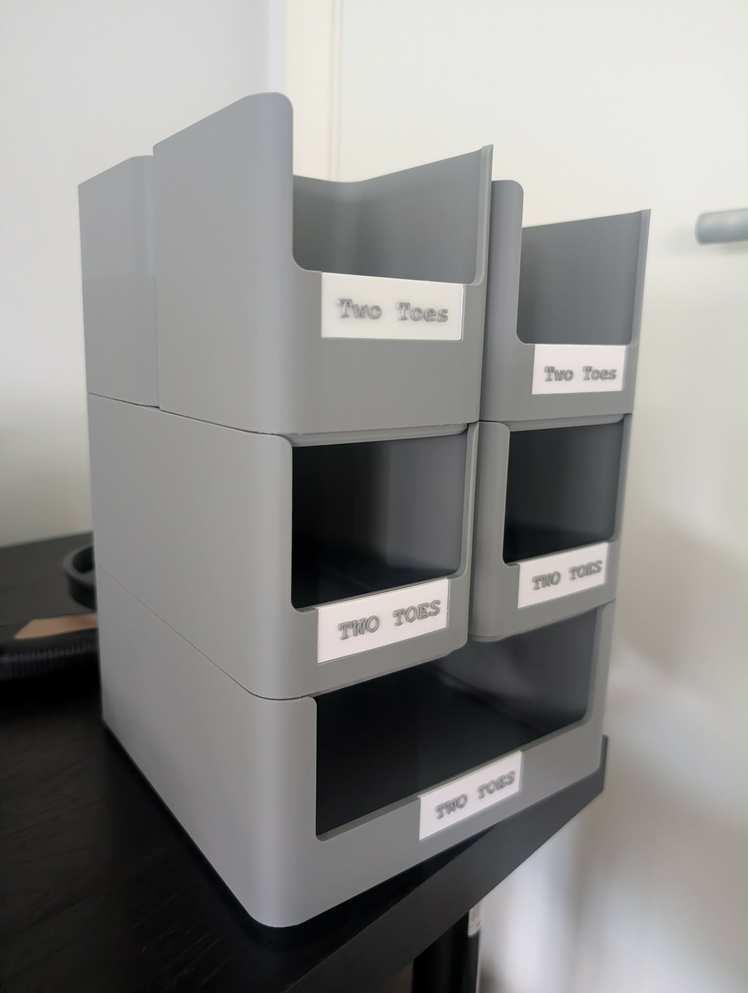 Miniatura 4 do modelo 3D stackable modular organiser 