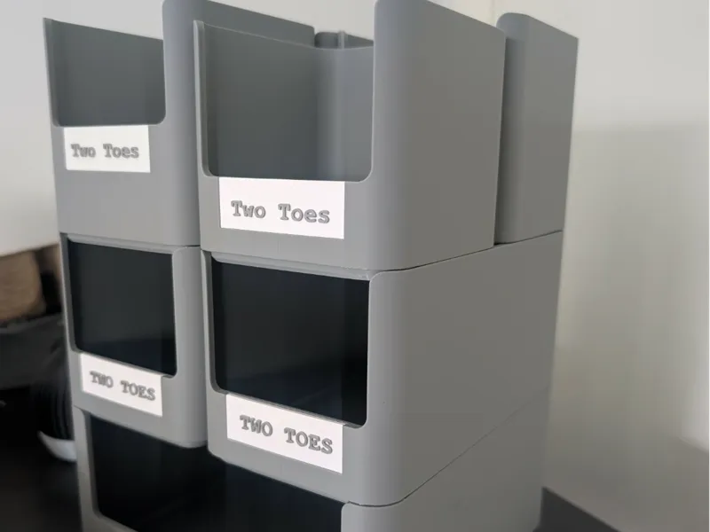 stackable modular organiser