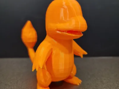 Charmander v2 low poly version Dannasis