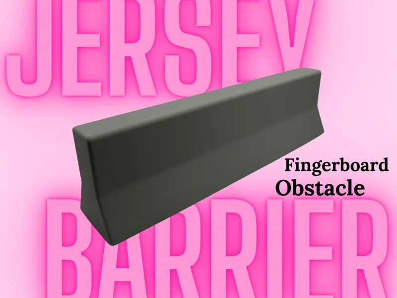jersey barrier - fingerboard obstacle