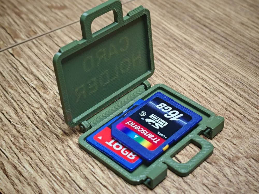 Holder for memory cards and flash drives by 3d print studio MakerWorld