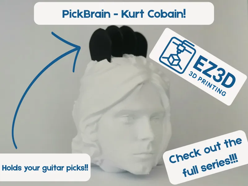 Pickbrain - Kurt Cobain Pick Holder