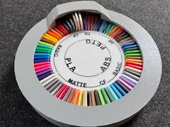 Abdeckung für einen Filament Farbmuster Ständer