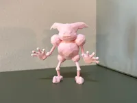 Statue low poly Mr. Mime — photo 1