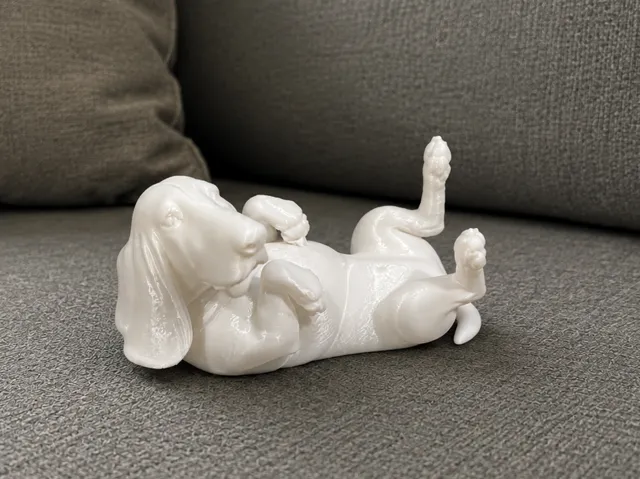 Lying Basset Hound - Dog - Animal - Decor