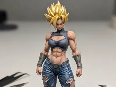 Female Super Sayan Sexy Bust - Dragon Ball 
