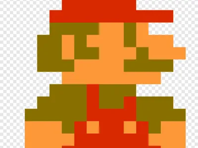 Mario Pixelated