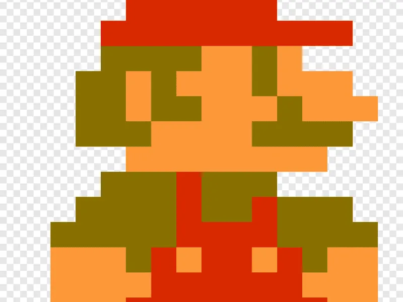 Mario Pixelated