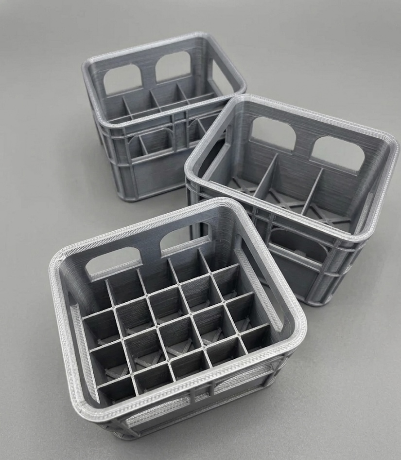Miniatura 2 do modelo 3D Stackable Beer Crate battery holders