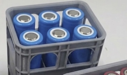 Miniatura 5 do modelo 3D Stackable Beer Crate battery holders