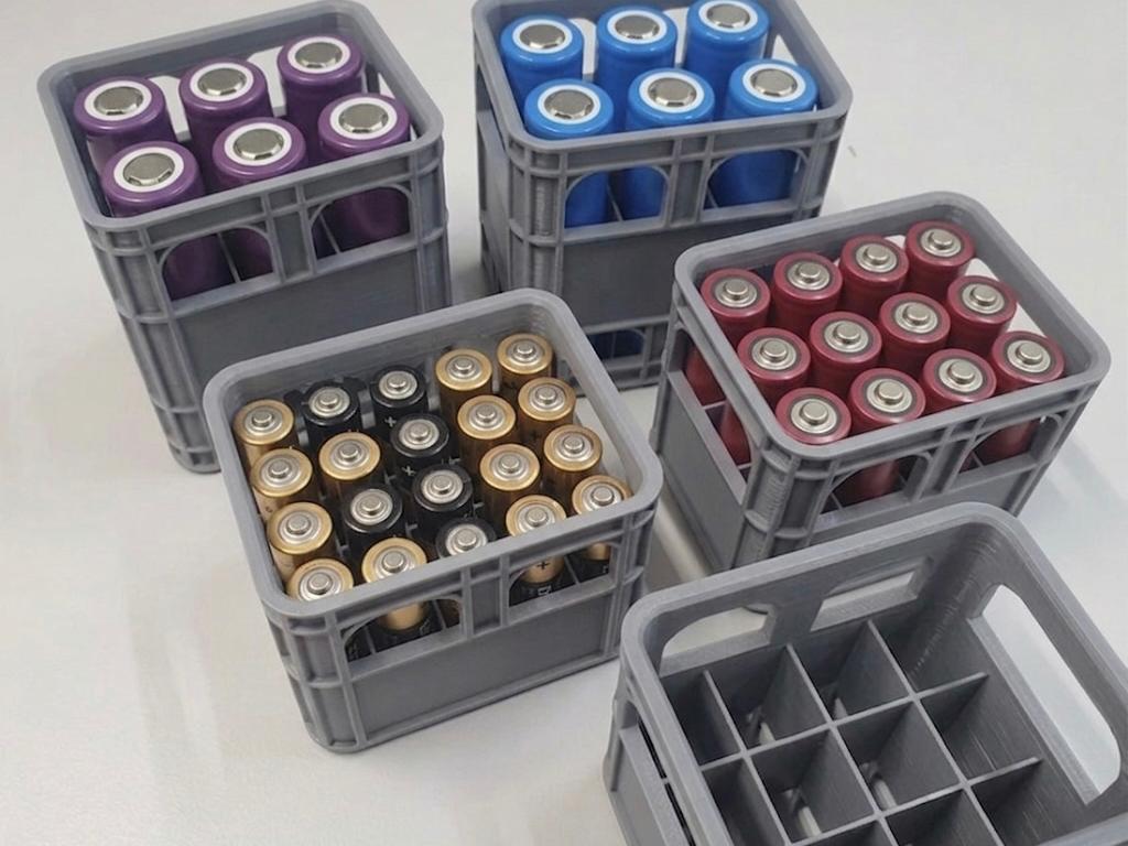 Stackable Beer Crate battery holders