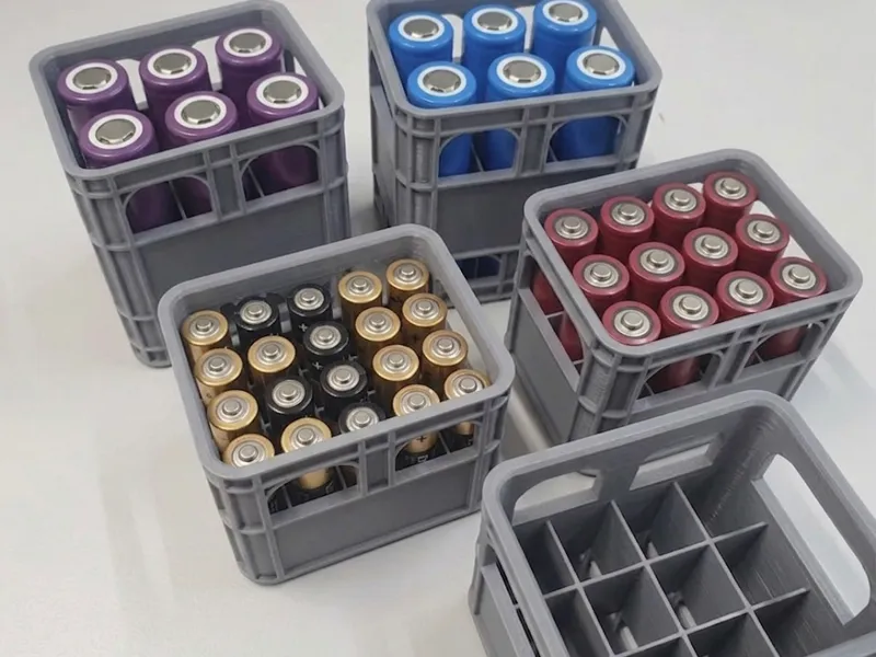 Stackable Beer Crate battery holders