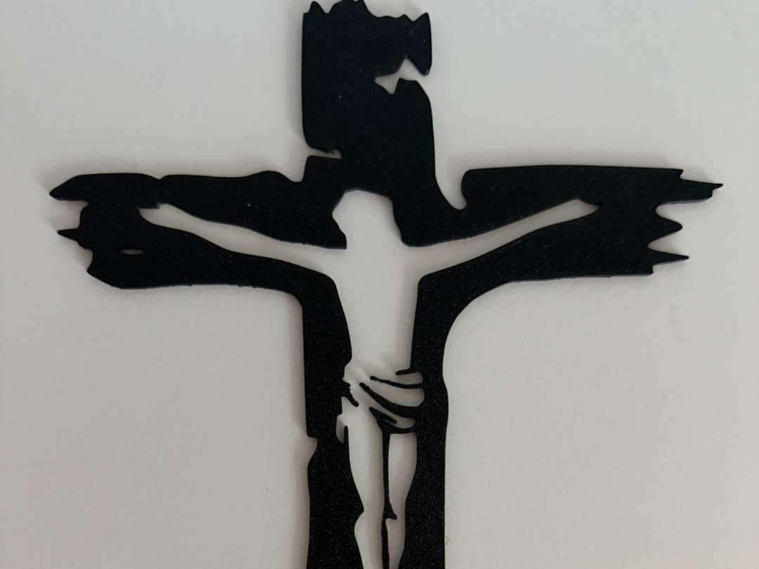 Jesus Christ Cross (wood look)