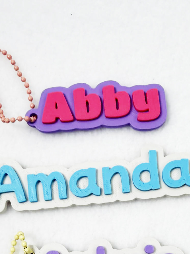 Miniatura 1 do modelo 3D Custom Name Tag Generator 