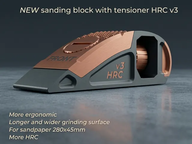NEW Sanding Block With Tensioner, HRCv3 available!