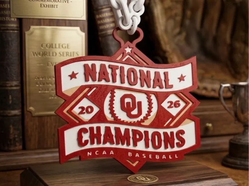 Oklahoma Sooners National Champions baseball CWS