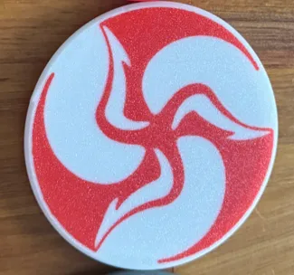 Mini disc golf marker