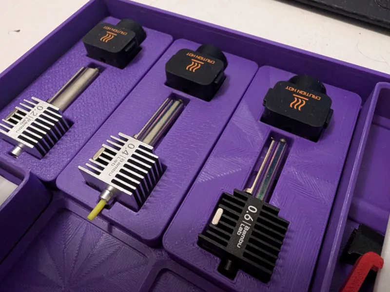Nozzle and sock Gridfinity holder 2x1x1