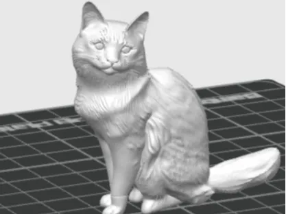 Escultura gato sentado