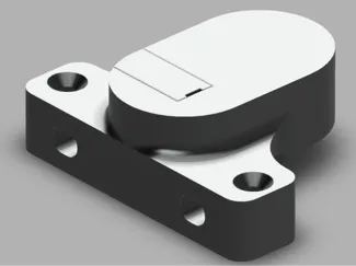 Versteckte SmartTag2 Fahrrad-Halterung.