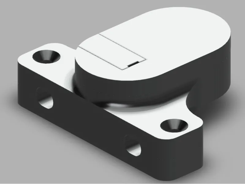 Versteckte SmartTag2 Fahrrad-Halterung.