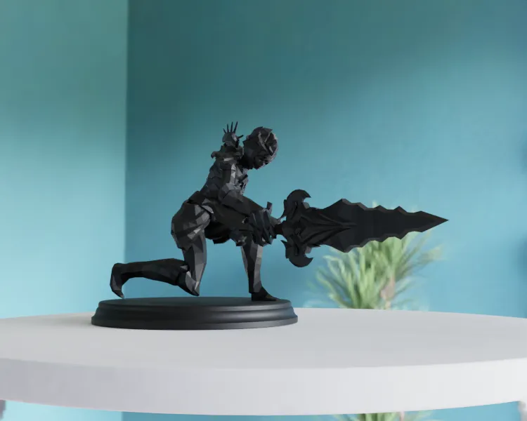 Riven Low Poly Collection - League of Legends - Free 3D Print Model ...