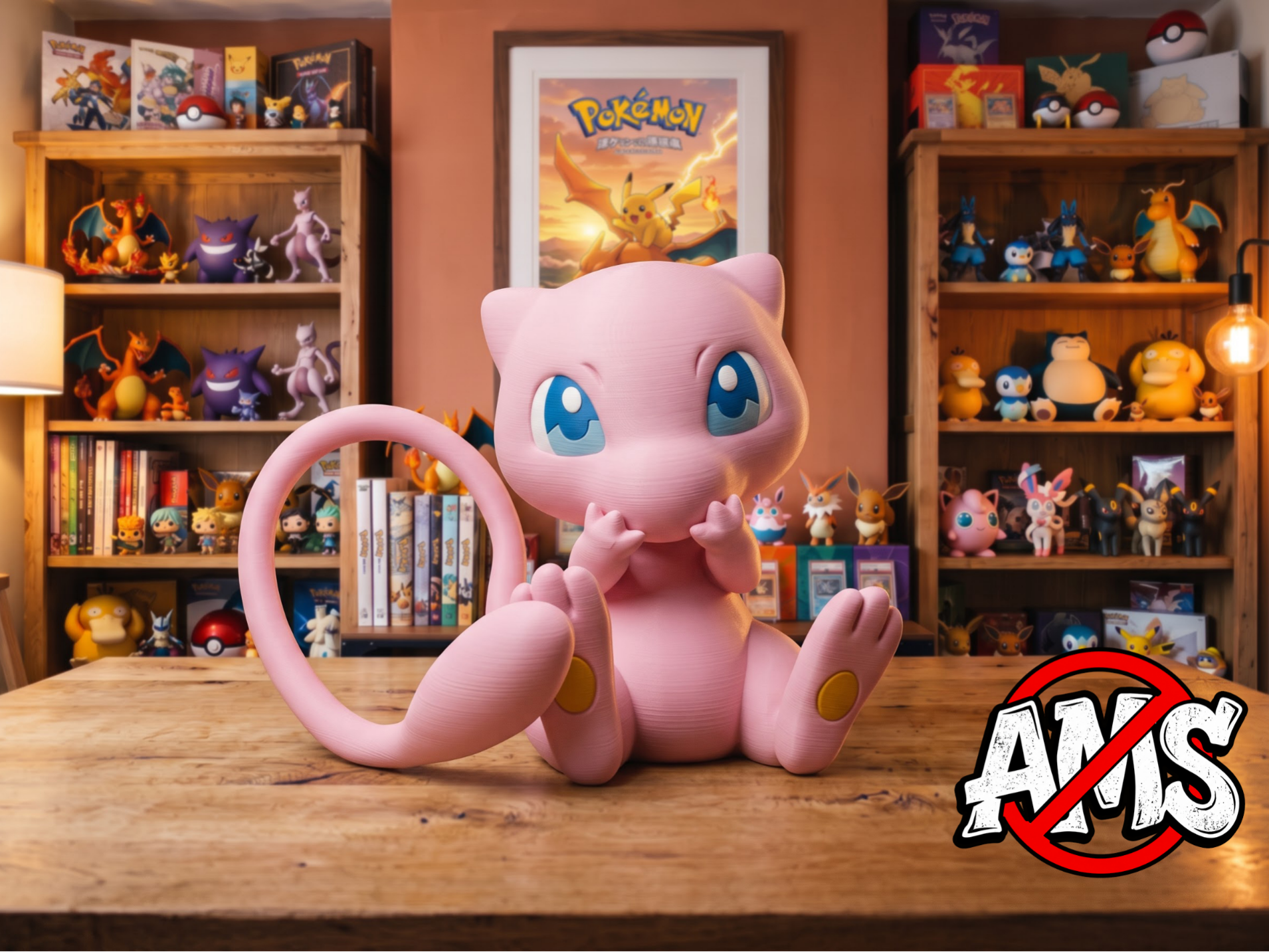 Mew (Pokémon) / NO AMS / FUZZY SKIN - 1