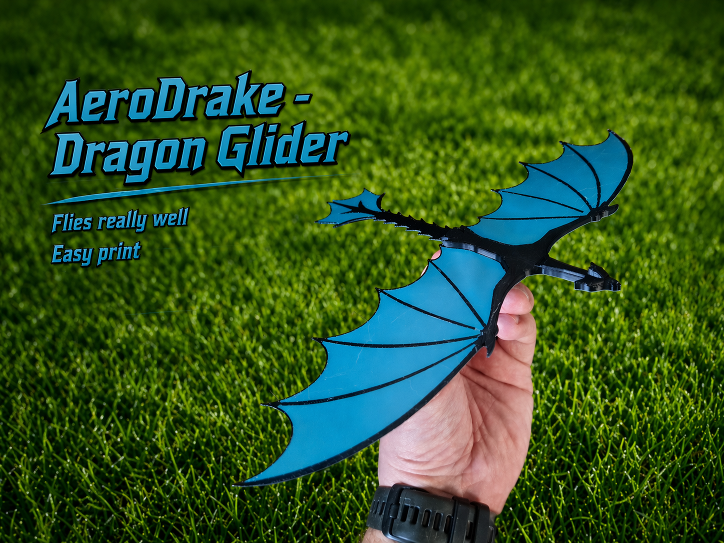 Miniatura 2 do modelo 3D AeroDrake – Dragon Glider