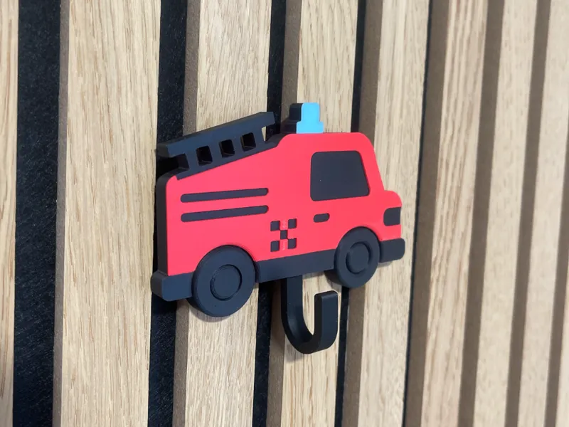Fire Truck Wall Hook