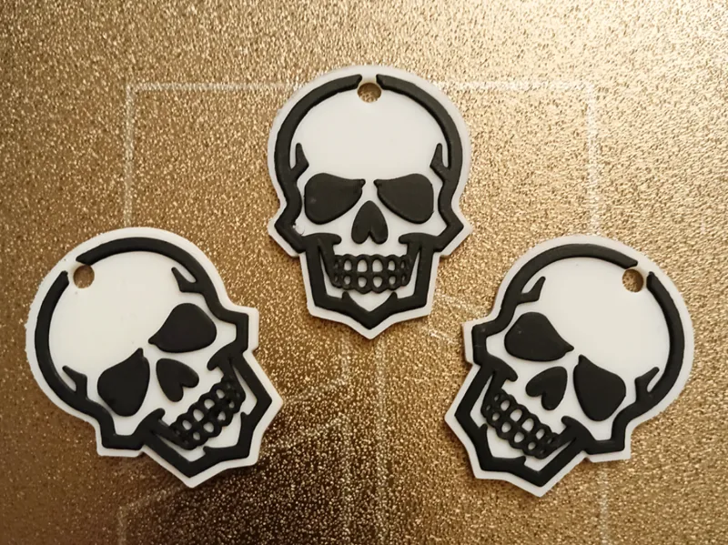skull keychain