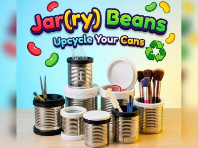 Jar(ry) Beans: Universal Can Upcycler - Parametric