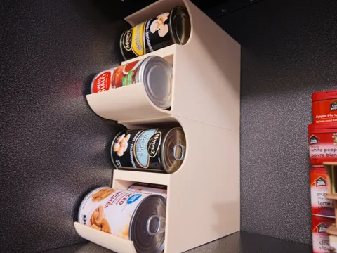 Letrero o emblema decorativo: My Ultimate Stackable Soup Can Stacker (284ml can) — referencia de MakerWorld
