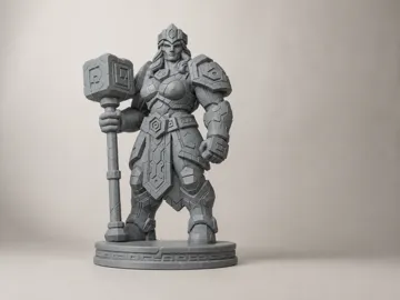 Modelo para impresión 3D: D&D Queen — vista de referencia 3