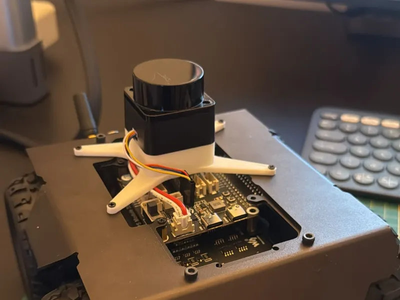 Lidar Okdo Mount Waveshare Rover 