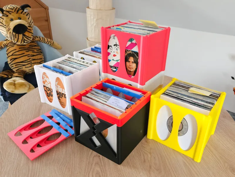 vinyl plates storage box