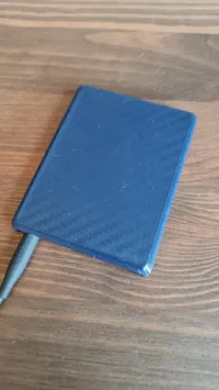 0.2mm layer, 2 walls, 30% infill - Carbon Fibre back