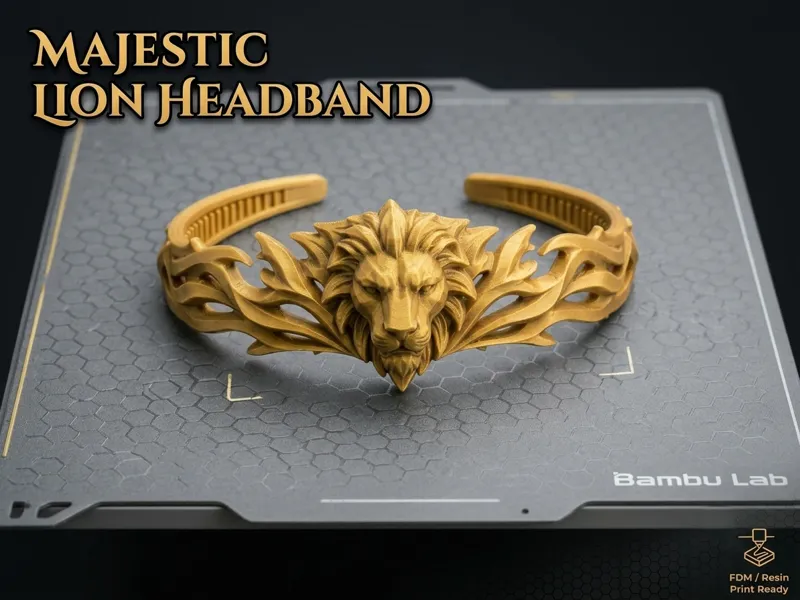 Majestic Lion Headband