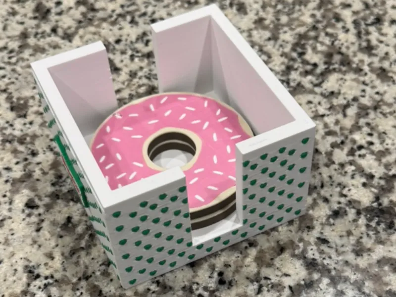 Krispy Kreme Doughnut Box Coaster Holder
