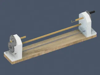 Rope serving machine