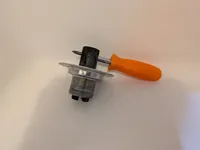 38 mm diameter drain hole, Rod Hole, 0.4mm nozzle, PETG
