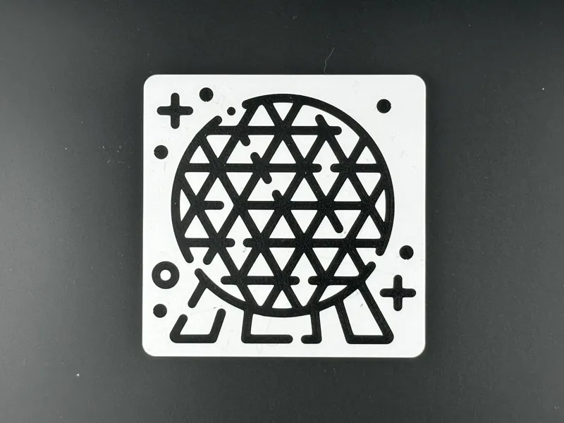 Disney World Coaster Epcot Spaceship Earth