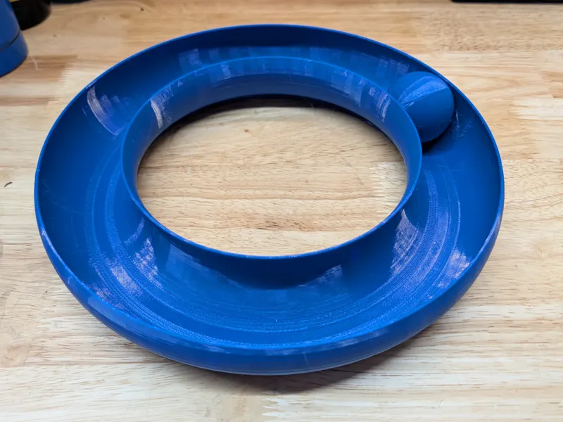 Cat Toy Ball in Track