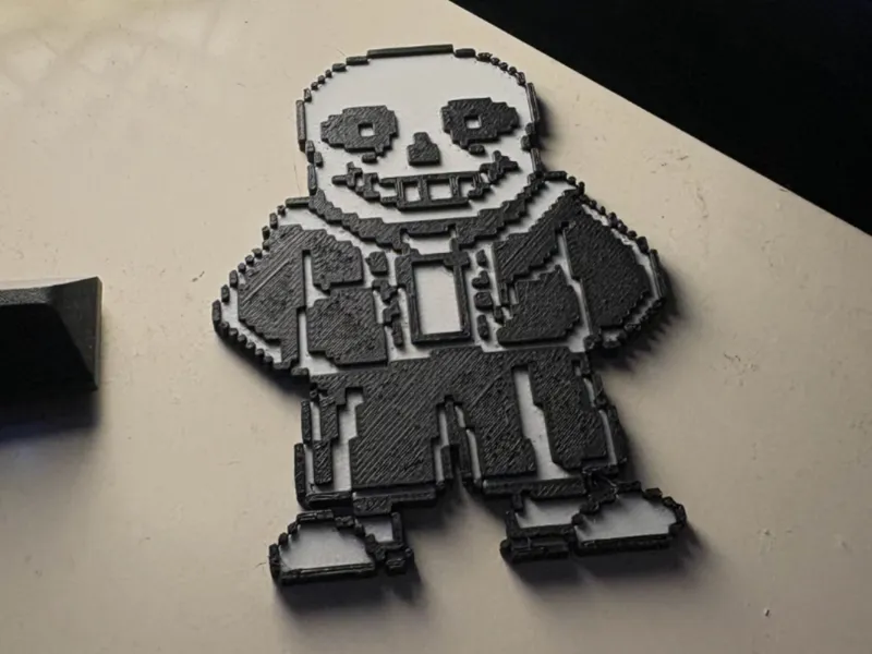 Sans 2D Black and White