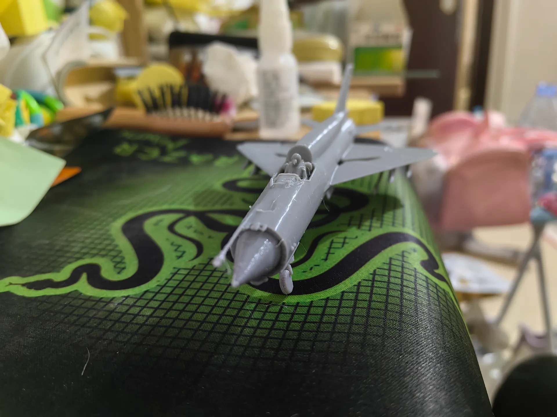 Miniatura 1 do modelo 3D 米格21/歼7分体打印座舱版