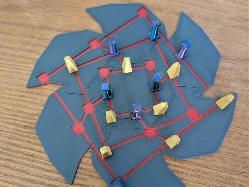 Twist on the Classic Nine Men's Morris Board Game
