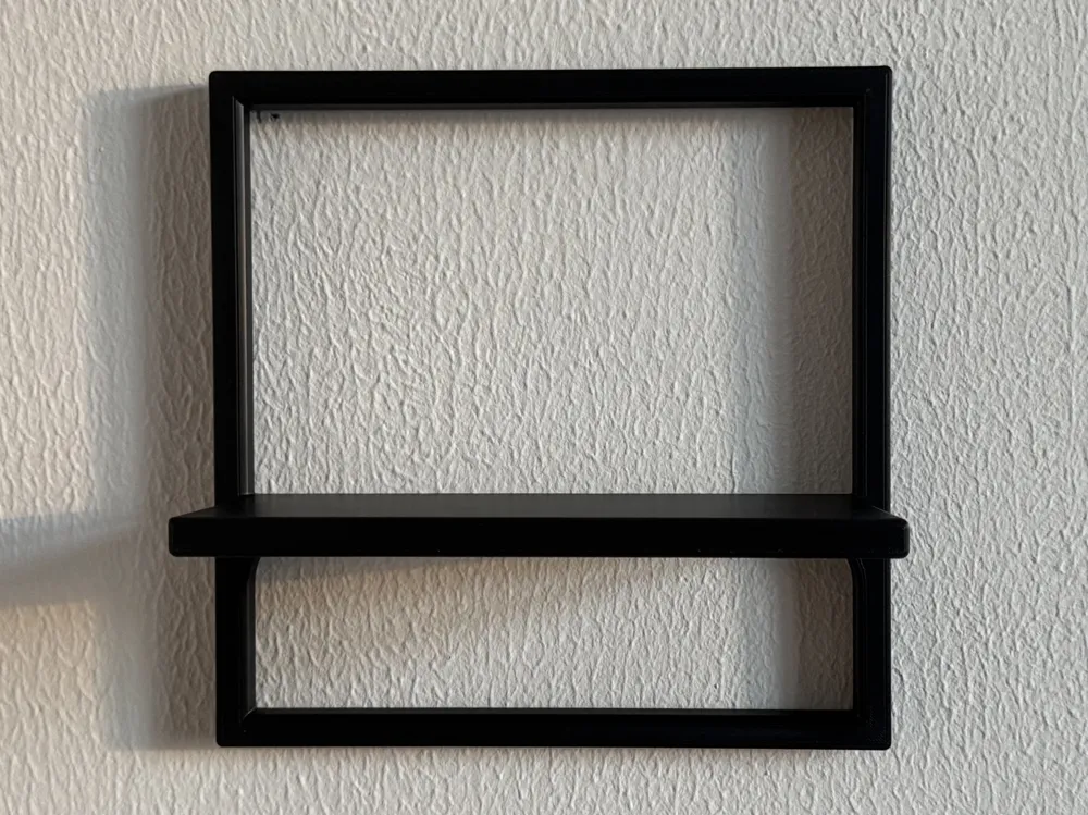 Modern Wall Shelf (225mm) — Kitchen/Bath Decor - Free 3D Print Model ...